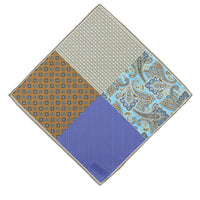 Dark Brown Patterned Handkerchief