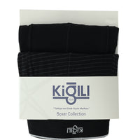 Siyah 2'li Desenli Pamuklu Boxer Seti