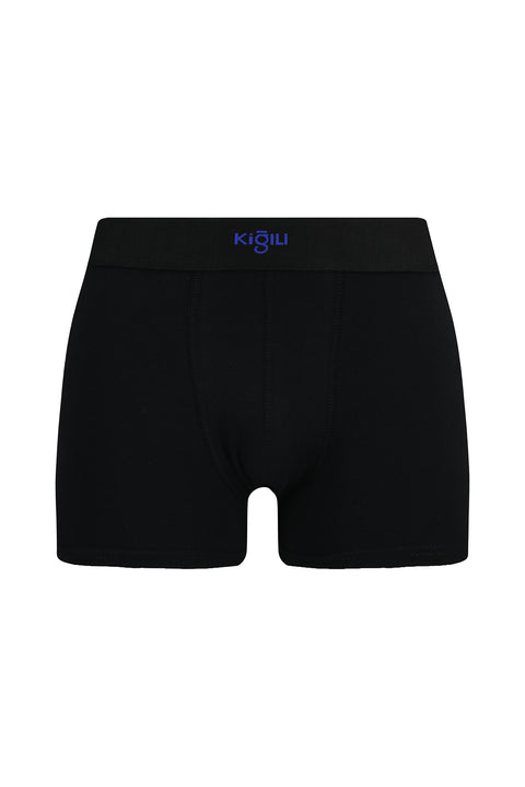 Black Premium 5-Pack Cotton Lycra Comfortable Flexible Boxer Set (Groom's Trousseau - Dowry Set)