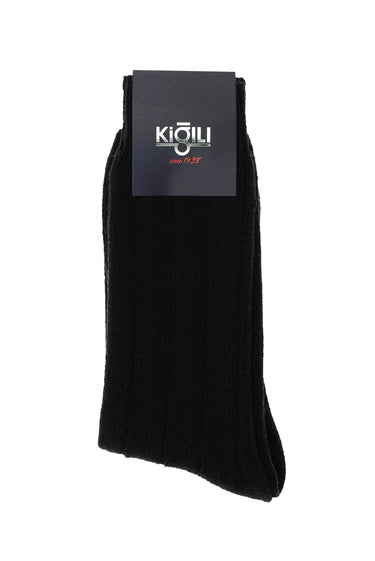 Siyah Tekli Yünlü Termal Çorap