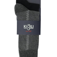 Siyah 2'li Desenli Pamuklu Çorap Seti