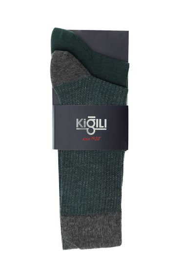 Nefti 2'li Desenli Pamuklu Çorap Seti