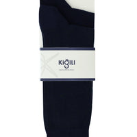 Açık Lacivert 2'li Desenli Pamuklu Çorap Seti