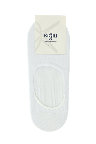 Beyaz 2'li Pamuklu Loafer Çorap Seti