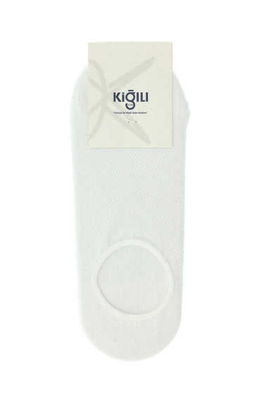 Beyaz 2'li Pamuklu Loafer Çorap Seti