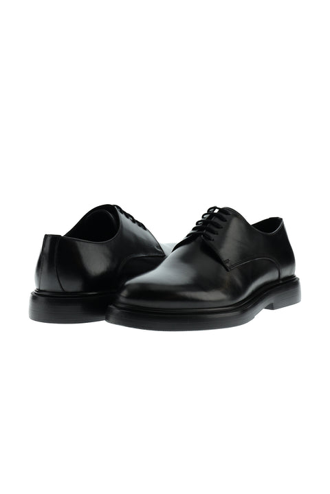 Black Casual Leather Shoes