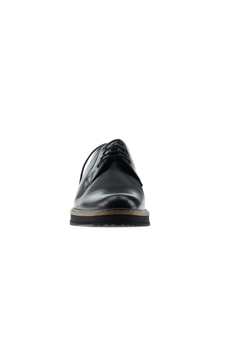 Mid-Navy Casual Leather Shoes