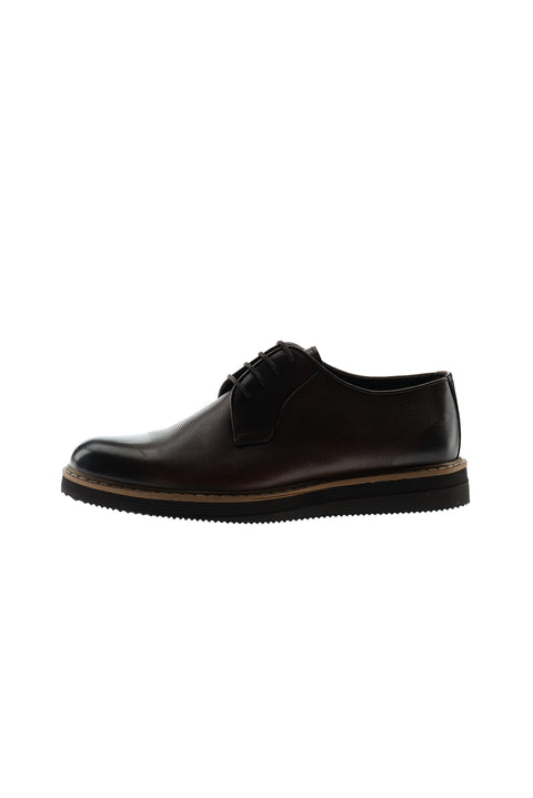 Medium Coffee Casual Leather Shoes