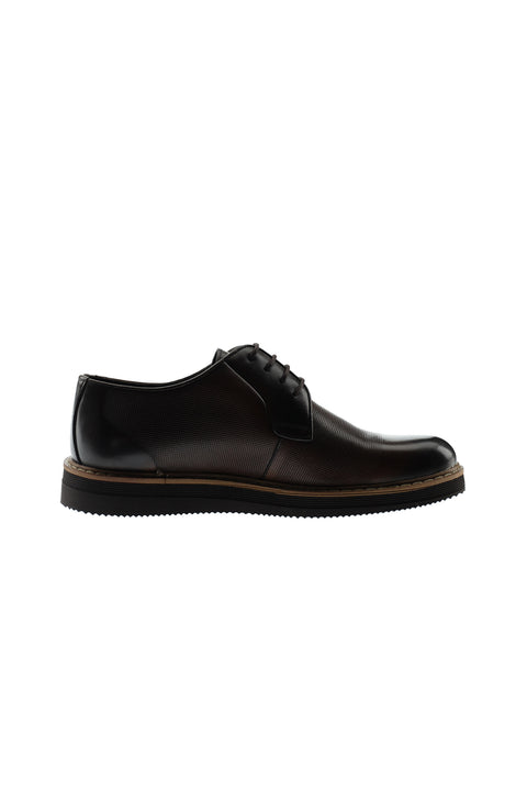 Medium Coffee Casual Leather Shoes