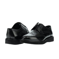 Black Casual Leather Shoes