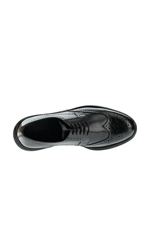 Black Casual Leather Shoes