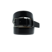 Black Classic Leather Belt