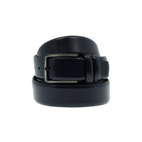 Dark Navy Plus Size Classic Leather Belt
