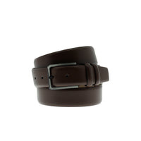 Koyu Kahve Büyük Beden Klasik Deri Kemer