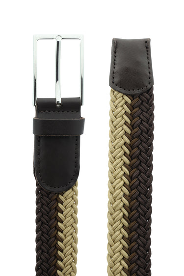 Açık Bej Örgü Spor Kemer