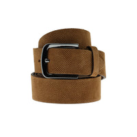 Taba Spor Desenli Süet Kemer