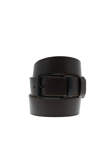 Koyu Kahve Çift Taraflı Spor Kemer