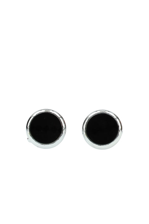 Black Stone Cufflinks