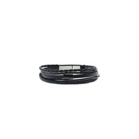 Black Leather Bracelet