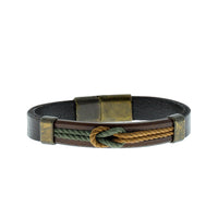 Medium Brown Leather Bracelet