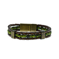 Medium Brown Leather Bracelet