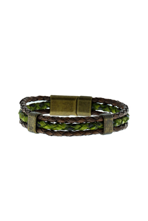 Medium Brown Leather Bracelet
