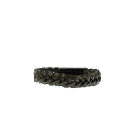 Dark Green Leather Bracelet