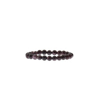 Dark Burgundy Natural Stone Bracelet