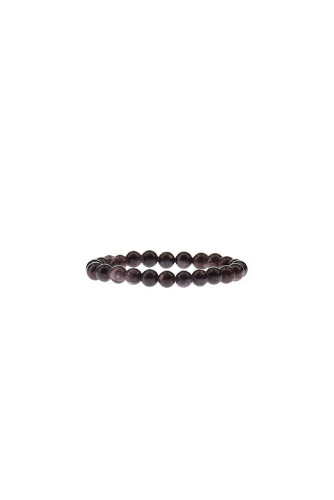Dark Burgundy Natural Stone Bracelet