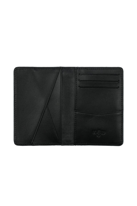 Black Leather Card Holder