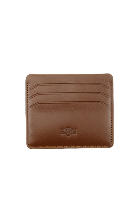 Tan Leather Card Holder