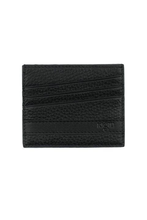 Black Leather Card Holder