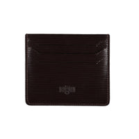 Dark Brown Plain Thin Leather Card Holder