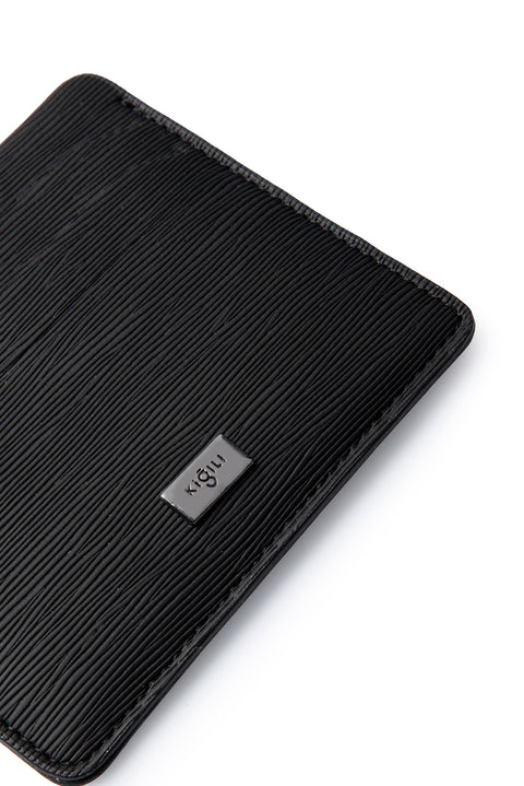 Black Patterned Gift Box Card Holder