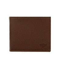 Tan Plain Wallet with Money Compartment and Gift Box