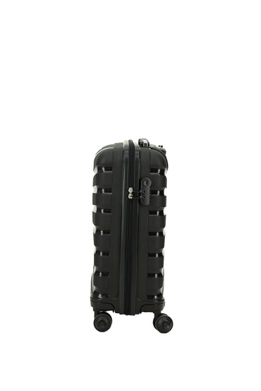 Siyah PP Desenli Küçük-Kabin Boy Valiz