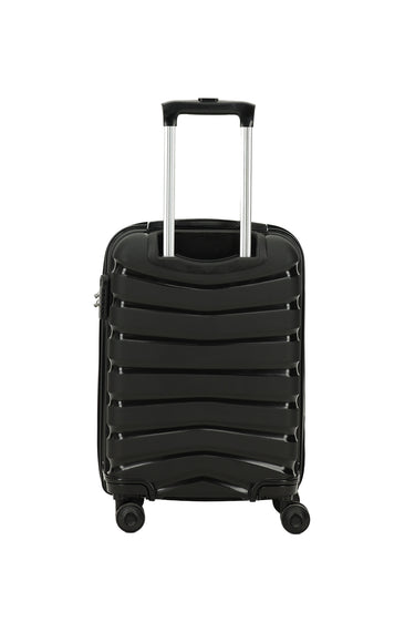 Siyah PP Desenli Küçük-Kabin Boy Valiz