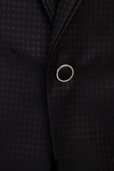 Siyah Slim Fit Dar Kesim Şal Yaka Smokin / Damatlık