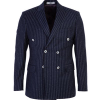 Koyu Lacivert 7 Drop Slim Fit Dar Kesim Ceket