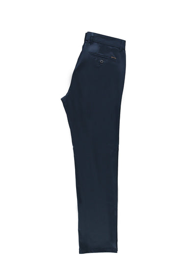 Koyu Lacivert Relaxed Fit Rahat Kesim Likralı Kanvas / Chino Pantolon