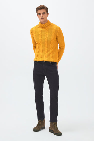 Açık Füme Regular Fit Likralı Denim Pantolon