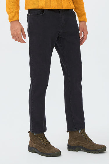 Açık Füme Regular Fit Likralı Denim Pantolon