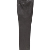 Açık Kahve 7 Drop Slim Fit Dar Kesim Yünlü Klasik Tokalı Pileli Kumaş Pantolon