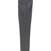 Marengo 7 Drop Slim Fit Narrow Cut Wool Buckle Pleated Classic Fabric Trousers
