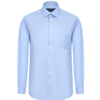 Pale Blue Long Sleeve Non Iron Classic Cotton Shirt