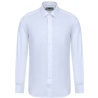 Beyaz Uzun Kol Slim Fit Dar Kesim Non Iron Klasik Gömlek