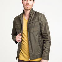 Medium Khaki Slim Fit Narrow Cut Seasonal Sport Jacket