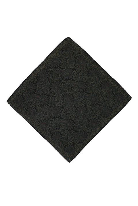 Light Anthracite Patterned Handkerchief