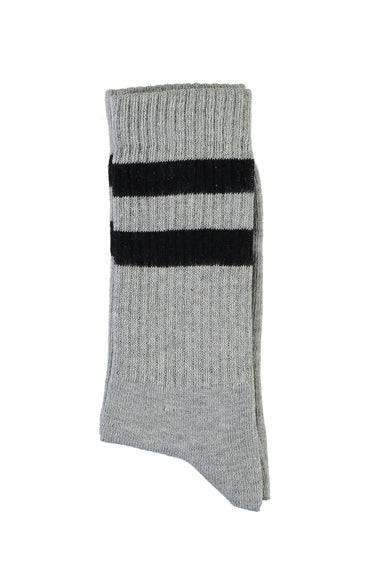 Orta Gri Melanj Spor Soket Çorap