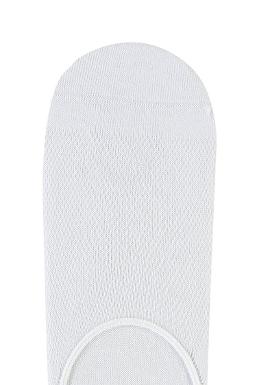 Beyaz Pamuklu Loafer Çorap